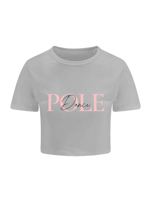 Pole Dance Cropped T-Shirt