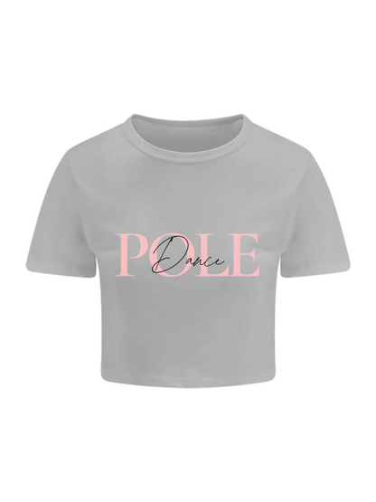 Pole Dance Cropped T-Shirt