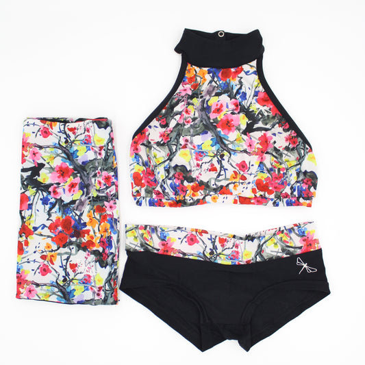 Dragonfly Set - Top Gr. M / Shorts Gr. S / Rückenwärmer Gr. S/M