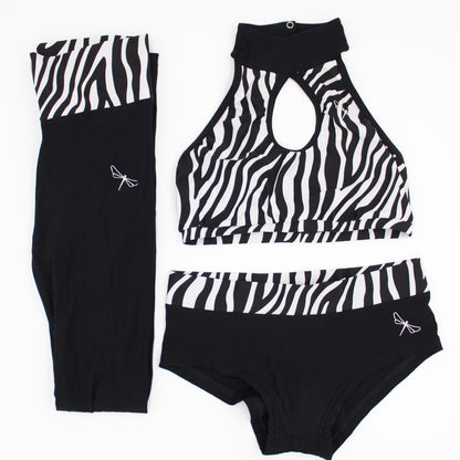 Dragonfly Set - Top Gr. M / Shorts Gr. L / Leggings Gr. L