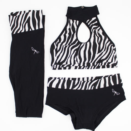Dragonfly Set - Top Gr. M / Shorts Gr. L / Leggings Gr. L